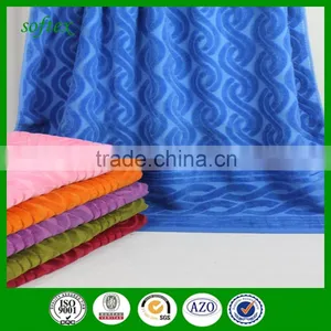 100%cotton 70x140cm Cut Pie Jacquard Bath Towel With Logo thumbnail-3