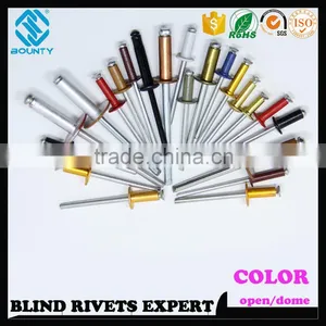CHINA COLOR ALUMINUM BLIND RIVETS thumbnail-1