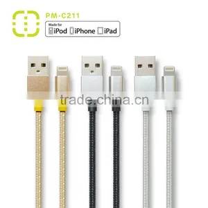 Customized Braided Mfi Cable With Metal Housing thumbnail-1