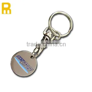 Custom Logo Shopping Cart Token Keychain thumbnail-1