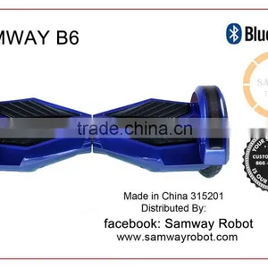 2016 Samway Robot Smart Electric Self Balance Mini Two Wheel Smart Balance Electric Scooter thumbnail-3