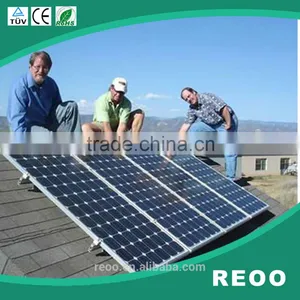 REOO Mono Crystalline Solar Panels With Good Quality,low Price Solar Cell thumbnail-1
