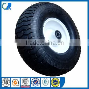 China Wholesale 15 Inch Pneumatic Tires 6.00-6 Rubber Wheels for Hand Cart thumbnail-1