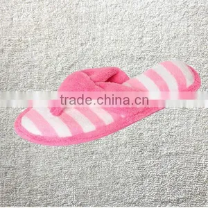 Preimum Quality Woman's New Terry Spa Thong Flipflop Slippers in Fun Chic Striped Colors Quality Choice thumbnail-4