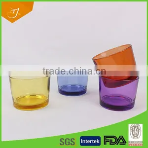 Colorful Wholesale China Factory Glass Cup Mug,High Quality Drinking Glass thumbnail-4