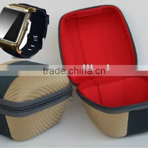 Fabric +EVA Waterproof Customized Watch Case in EVA Foam With Zipper for Single Watch thumbnail-4