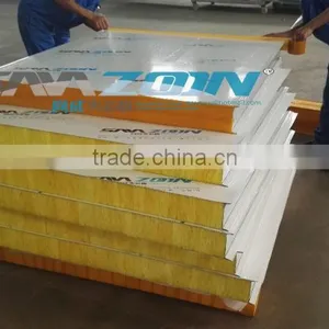 Glass Wool Sandwich Panel for Wall Gavanized Coated Can Use Longlife thumbnail-6
