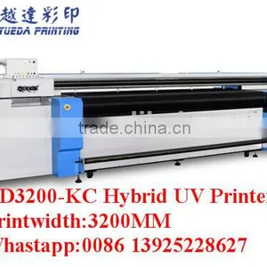 Eco Solvent Led uv Flatbed Printer uv Roll to Roll Printer 1024i Printheads 3.2m thumbnail-5