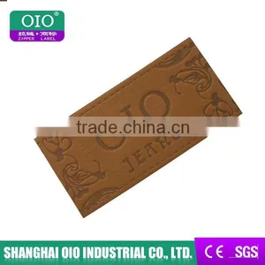 OIO New-arrival Fashion Custom Real Label Leather For Jeans thumbnail-1
