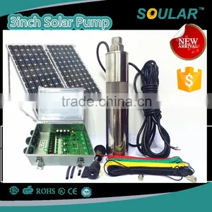 Popular Submersible Solar Pump (270w-1.8m3/hr -100m) thumbnail-1