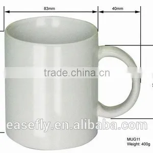 A Grade White Ceramic Caneca Sublimation Mugs thumbnail-1