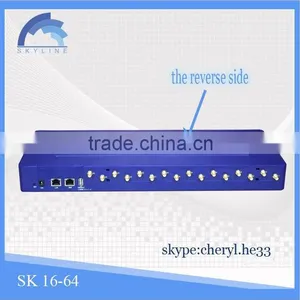 New Arrival! 16 Ports With 64 Sims GSM Voip Gateway ,fxo Gateway Asterisk thumbnail-3