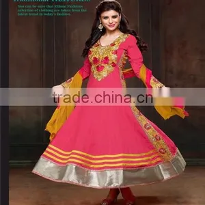 EXCLUSIVELY COTTON ANARKALI SUIT thumbnail-5