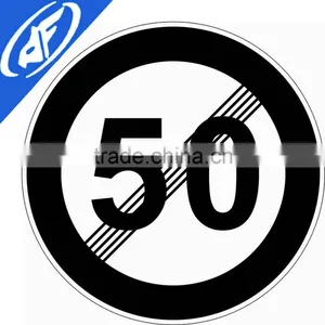 Reflective Adhesive Unfreeze 50 Yard Road Sign thumbnail-1