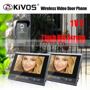 7 Inch Color Screen Digital Villa Long Range Cordless Door Phone thumbnail-1