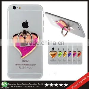 Samco Romantic Love 360 Degree Universal Custom Logo Gift Finger Mobile Ring Holder thumbnail-1
