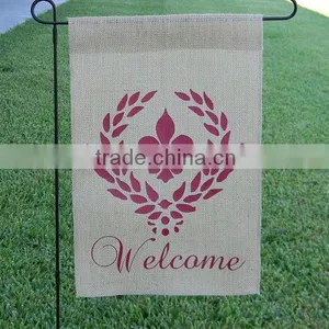 Wholesale Outdoor Promotional Garden Decoration Flags Cheap Nylon Garden Flag thumbnail-1