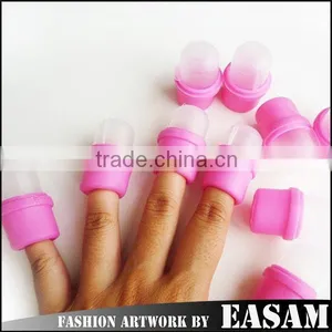 Cheap DIY Acrylic UV Gel Cap Tip Set Acetone Resistant Nail Removal Nail Soakers thumbnail-1