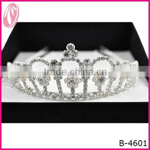 Fashion Mini Kids Wedding Crown Tiara With Pearl thumbnail-1