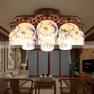 Jingdezhen Ceramic Celling Decoration Lighting Led Ball Light thumbnail-1