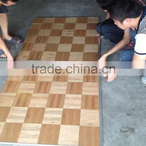 Teak Wood Technics and Engineered Flooring Type Dance Floor thumbnail-5