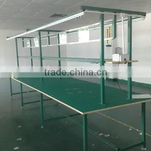 Small Work Assembly Desk Paint Iron Type Opposite Workbench Assembly Line Equipment thumbnail-1
