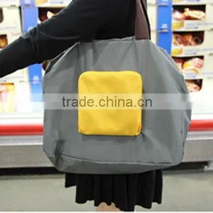 Custom Fashionable Nylon Folding Sling Shoulder Shopping Storage Bag thumbnail-4