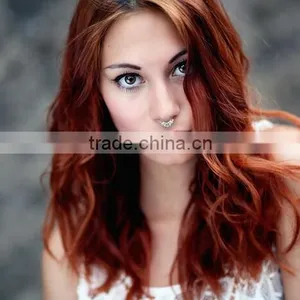 Alloy Charms Fake Septum Nose Ring Non Piercing Hanger Clip On Jewelry thumbnail-3