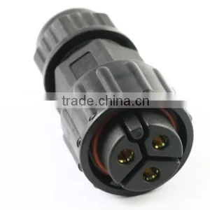 Large 3P UL Lock Bayonet IP67 Waterproof Connector,Chogori High Quality Nylon Connector,50amp High Current Watertight Connector thumbnail-1
