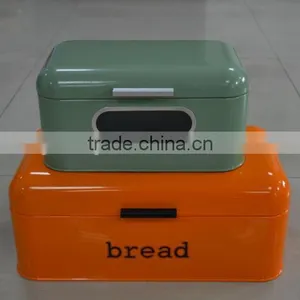 Colorful Metal Bread Box thumbnail-1