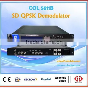 QPSK Demodulator (IRD) /MPEG 2 Decoder / RF &asi In, Asi &cvbs Out COL5811B thumbnail-1