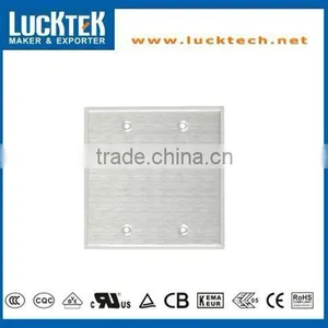 2 Gang Blank Metal Wall Plates thumbnail-1