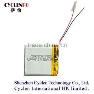 044040 Lithium Polymer Battery 3.7v 620mah Rechargeable li Ion Polymer Battery thumbnail-1