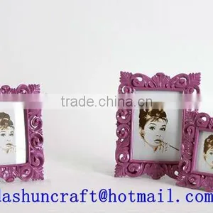 DS11109PP Beauty Resin Photo Frame for Home Decor Picture Frame for Wedding Gifts thumbnail-1