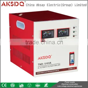 SVC/TND 5000w Single Phase High Prcision Automatic ac Voltage Stabilizer /YueQing WenZhou China thumbnail-1
