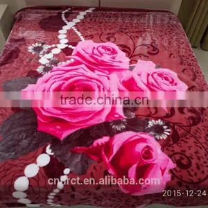 2016 New Design Mink Blanket 100% Polyester thumbnail-2