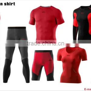 2014 Custom Professional Breathable Wholesale Compression Shirts thumbnail-1