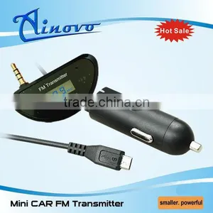 2016 Newest Car Audio Mp3 cd Player Adapter fm Transmitter With LCD-Display and Battery For IPhone5 and Other Mobilephones thumbnail-1