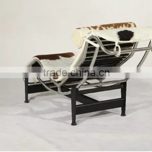 Replica Designer Furniture China Manufacturer Living Room LC4 Leather Chaise Lounge Chairs thumbnail-3