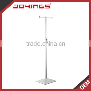 MDF Shelves Floor Standing Slatwall Shoe Shelf With Wheels thumbnail-1