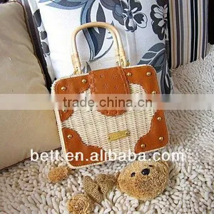 Fashion Large Straw Beach Bags thumbnail-1