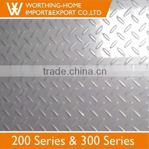 304 Stainless Steel Chequered Sheet For Stainless Steel Refrigerated Cabinet thumbnail-6
