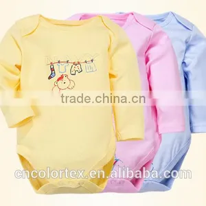 Long Sleeve Baby Bodysuit 3 Colors thumbnail-1