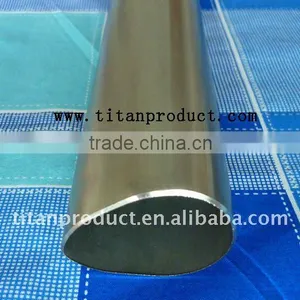 Seamless Gr.9 Titanium Waterdrop Tube Aero Tube Teardrop Tubing thumbnail-1