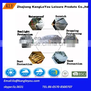 Car Covers 100% Waterproof PEVA Material Car Cover thumbnail-5