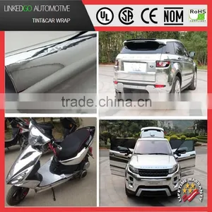 Good Car Wrap 1.52*20M Silver Chrome Material Car Sticker Vinyl for Changing Car Body Color thumbnail-1