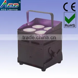 New Arrive 4*18w 6in1 Rgbwa+uv App Control Battery Operated Wiress Dmx Wifi Led Flat Par Cans thumbnail-1