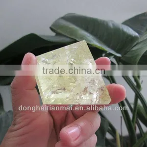 Natural Citrine Crystal Pyramids , Citrine Quartz Pyramids for Christmas thumbnail-4