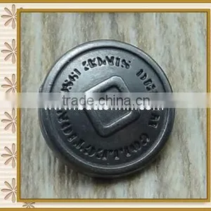 Factory Wholesale Silver Metal Button thumbnail-1