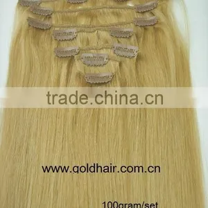 Clips In Hair / Clips On Human Hair Extensions / Clip-in thumbnail-1